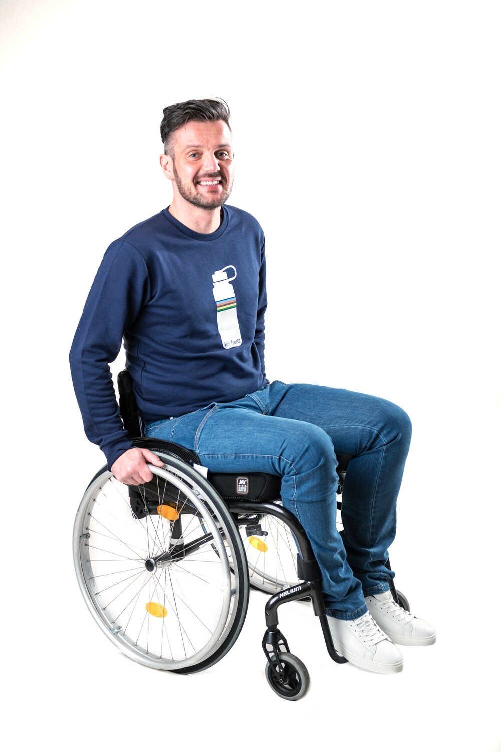 Sporty wheelchairpants - blue jeans