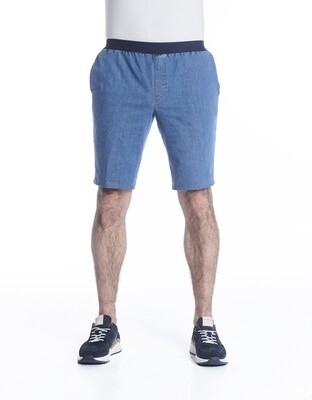 Shorts with elastic - bleu jeans
