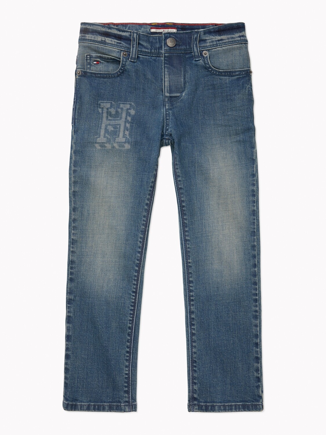Jeans with Velcro fly - blue jeans