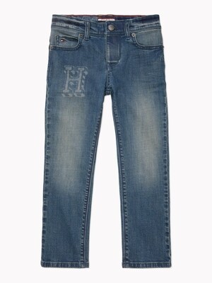 Jeans with Velcro fly - blue jeans