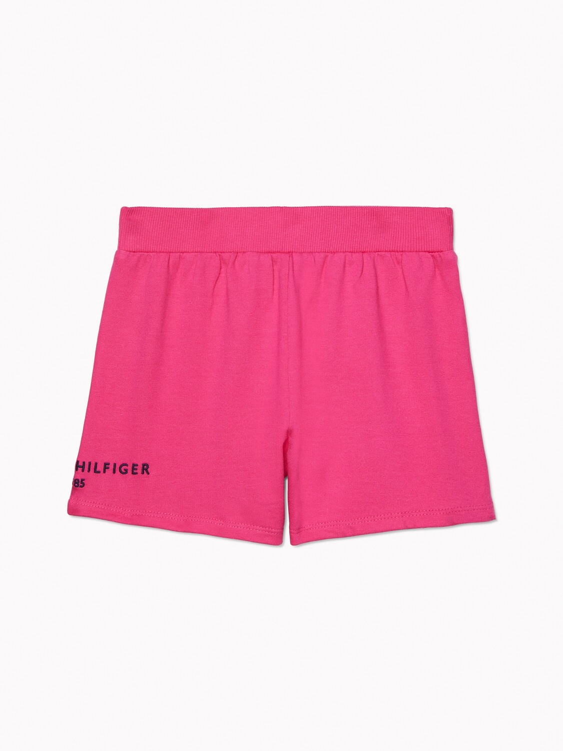 Sporty shorts with drawstring - pink