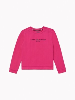 Pullover with velcro at shoulder seams - pink