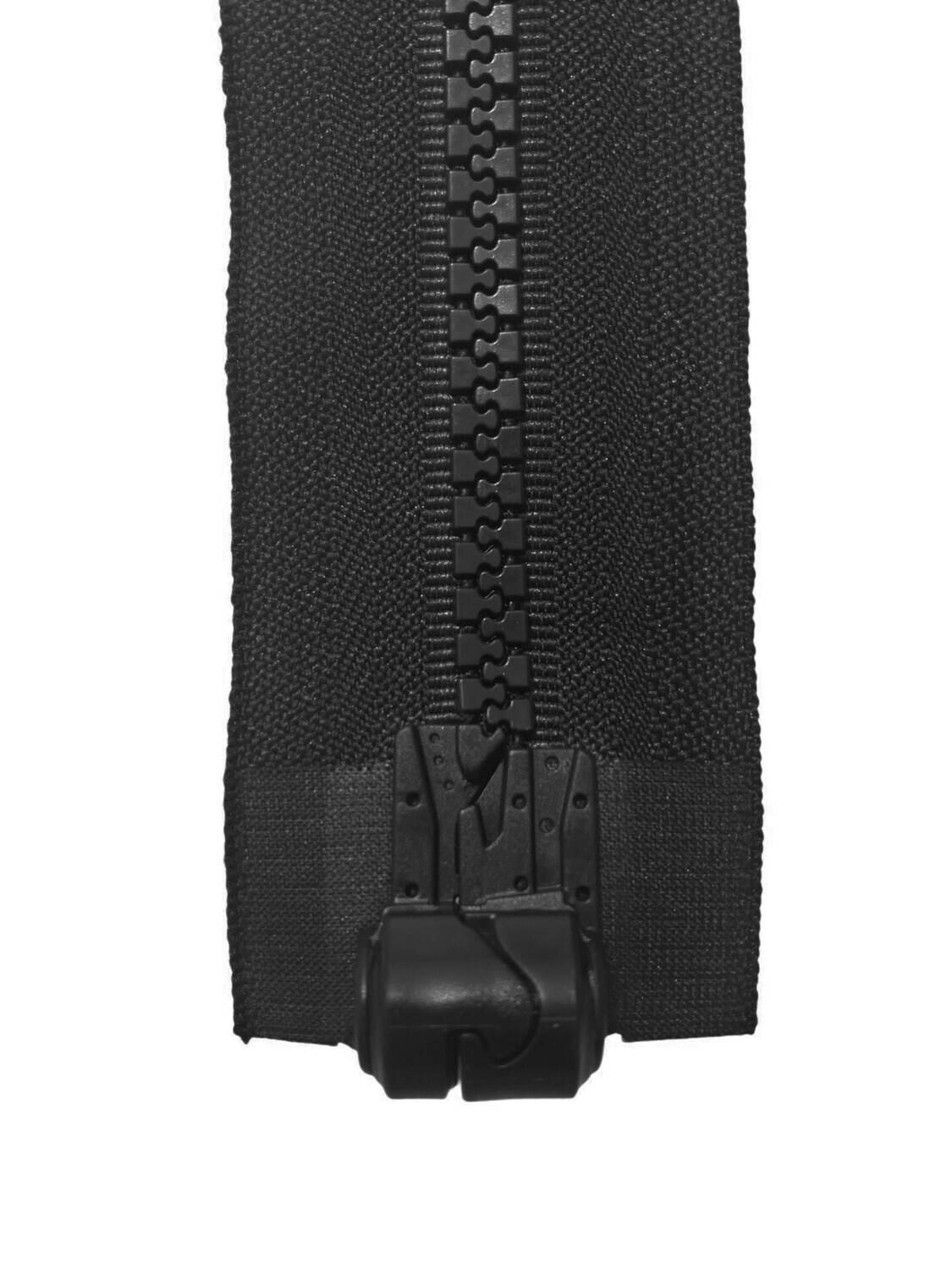 Magnetic zipper - black