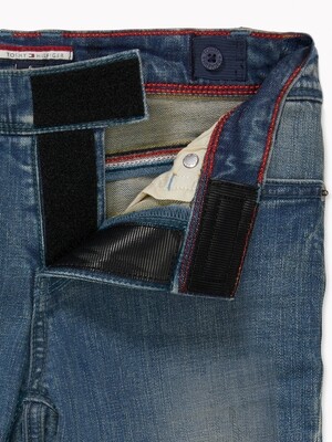 Jeans with Velcro fly - blue jeans