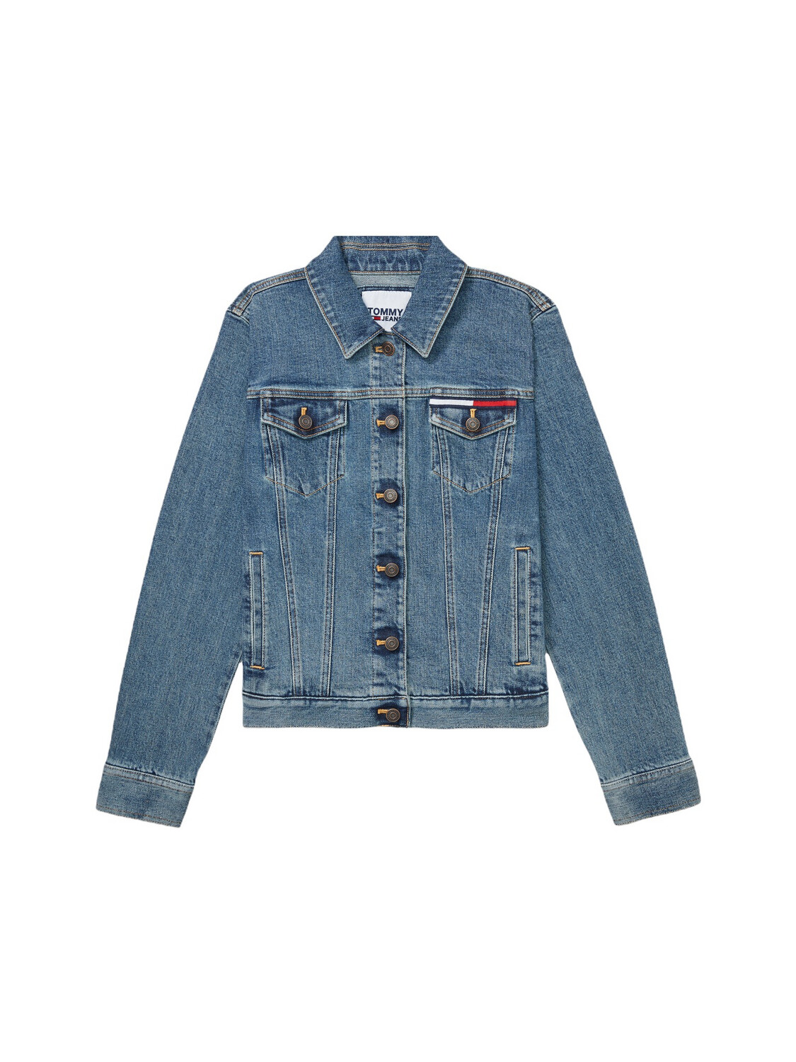 Jeans jacket with magnetic buttons - blue jeans