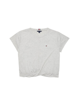 Wide neck T-shirt - light grey