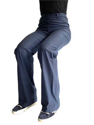 Sit-stand trousers - navy