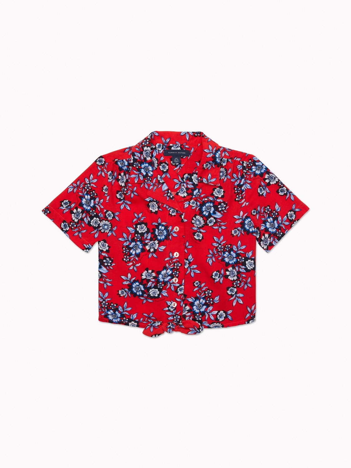 Blouse with velcro fastening - Floral