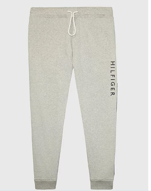 Jogging trousers with pull cord - grey
