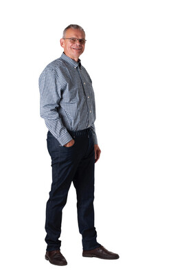 Trousers with elastic - dark jeans