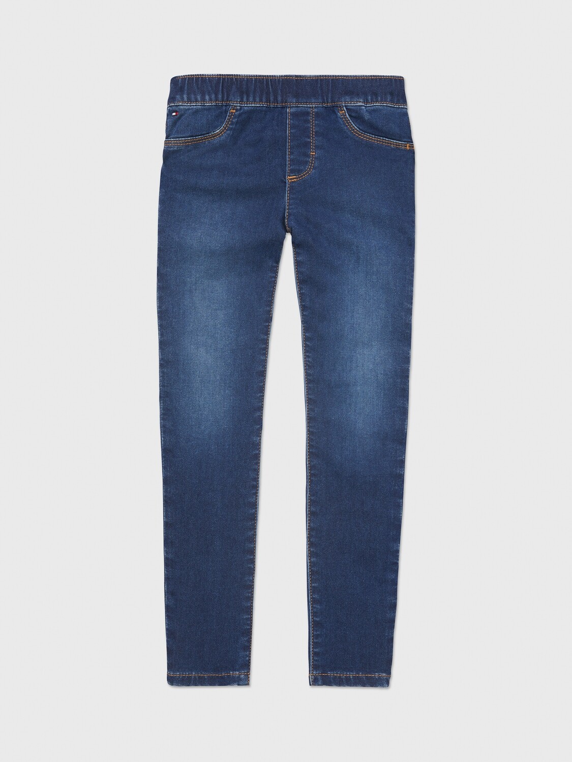 Trousers on elastic - blue jeans