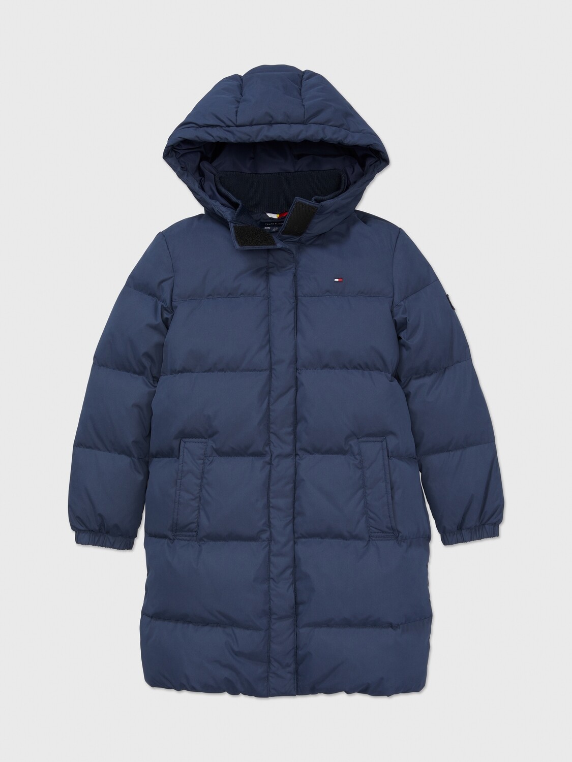 Parka jacket with magnetic buttons - navy