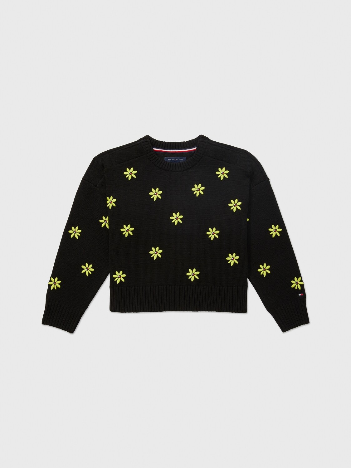 Pullover with velcro at shoulder seams