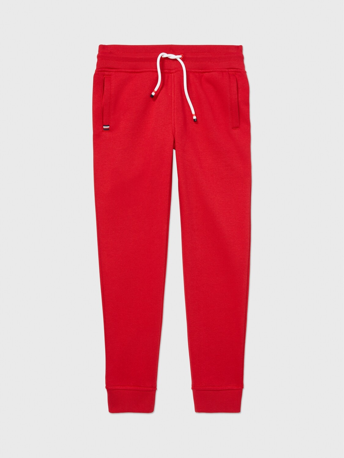 Wheelchair jogging pants on elastic - red