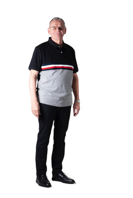 Trousers with elastic - black jeans