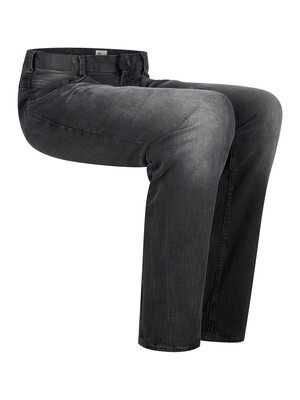Wheelchair jeans regular fit magnetic button - grey jeans