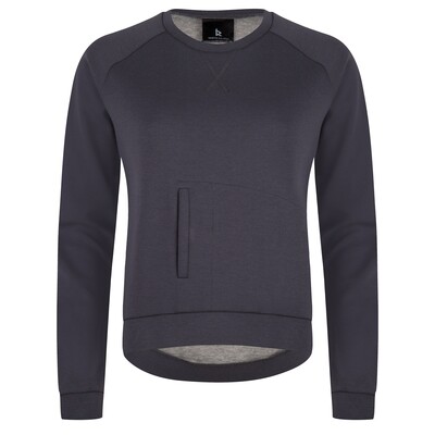 Pullover for wheelchair users - grey-blue