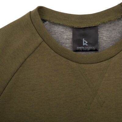 Pullover for wheelchair users - olive green