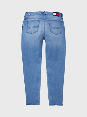 Trousers with magnetic closure - blue jeans
