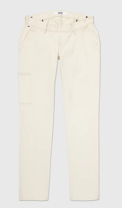 Wheelchair trousers with velcro front - ecru
