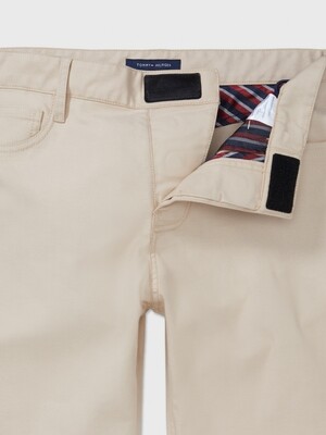 Trousers with magnetic closure - beige jeans