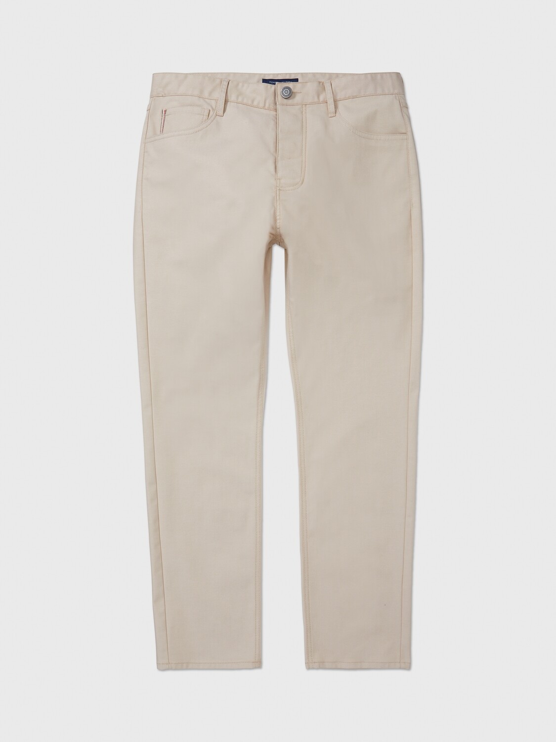 Trousers with magnetic closure - beige jeans
