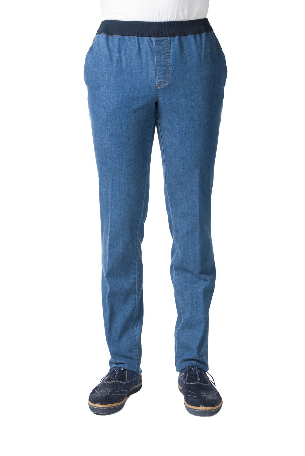 Trousers with elastic - blue jeans