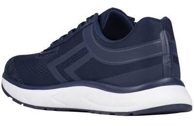 sporty shoes with front zip - blue - medium fit