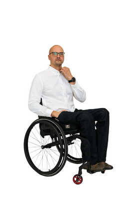 Thermo wheelchairtrouser slim fit - dark blue jeans