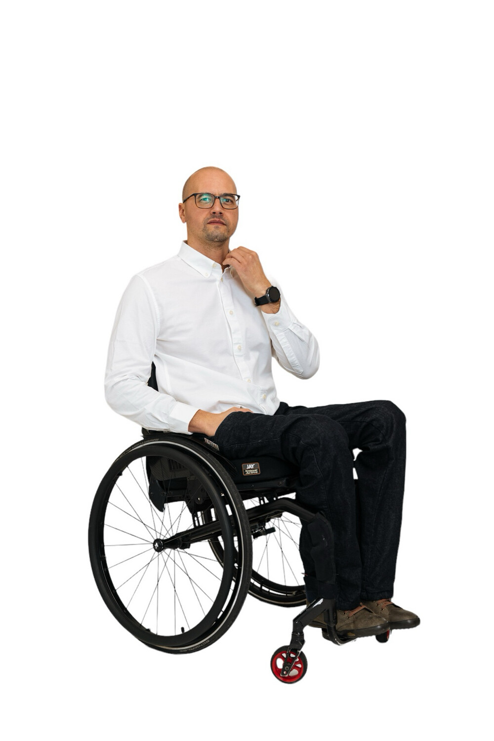 Thermo wheelchairtrouser slim fit - dark blue jeans
