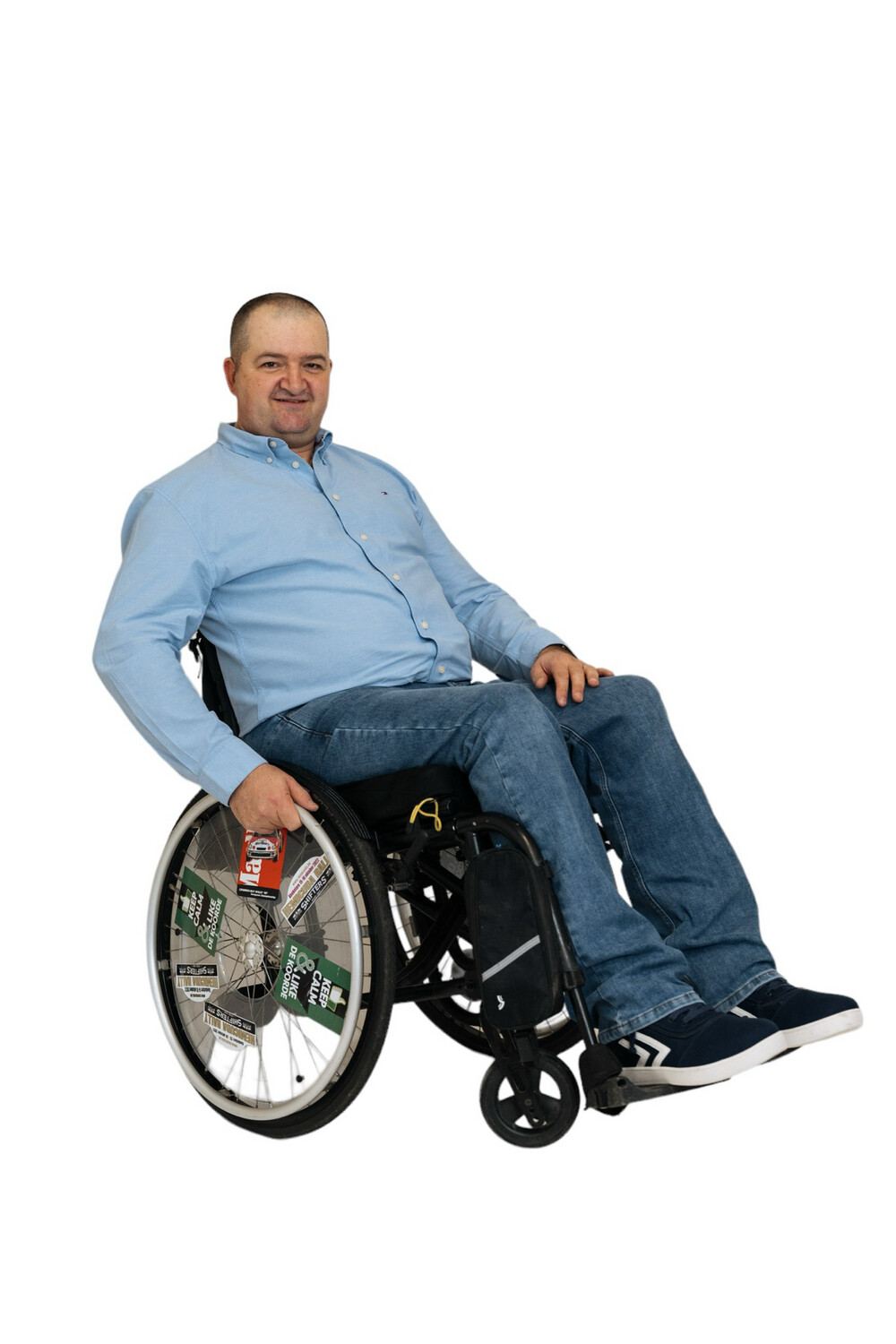thermo wheelchairtrouser wide fit - blue jeans