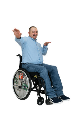 thermo wheelchairtrouser wide fit - blue jeans