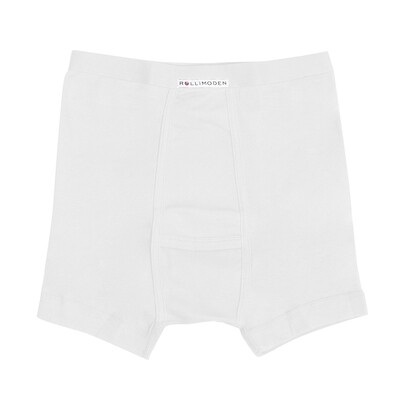 Boxer shorts with horizontal opening - white
