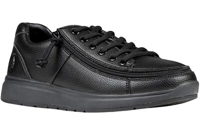 Classic shoes with front zip - Black