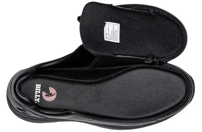 Classic shoes with front zip - Black