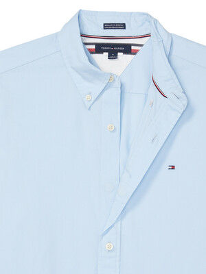 Shirt with magnetic buttons - light blue