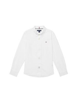 Shirt with magnetic buttons - white