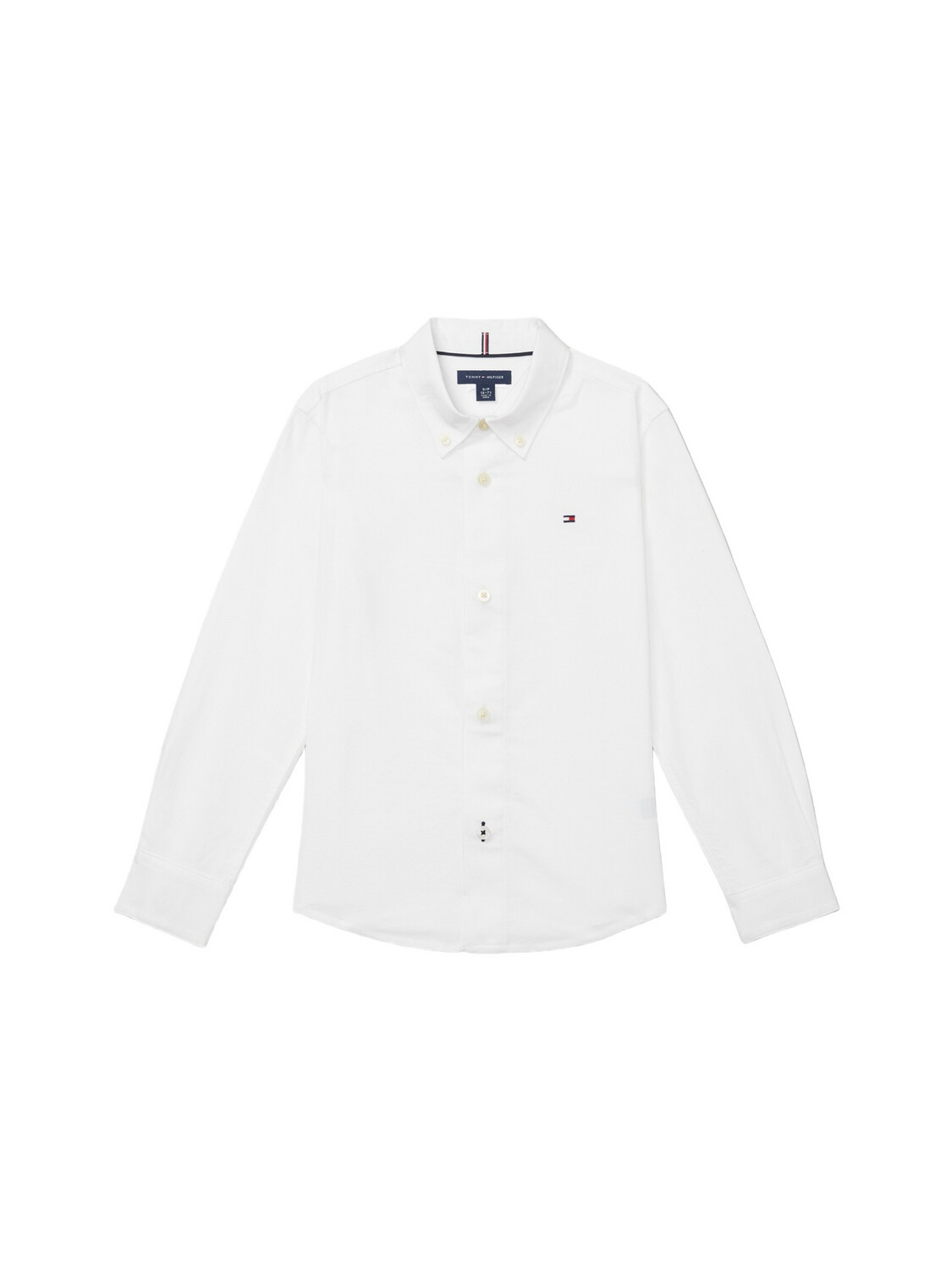 Shirt with magnetic buttons - white