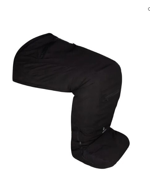 leg cover with foot bag black