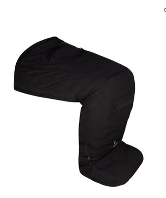 leg cover with foot bag black