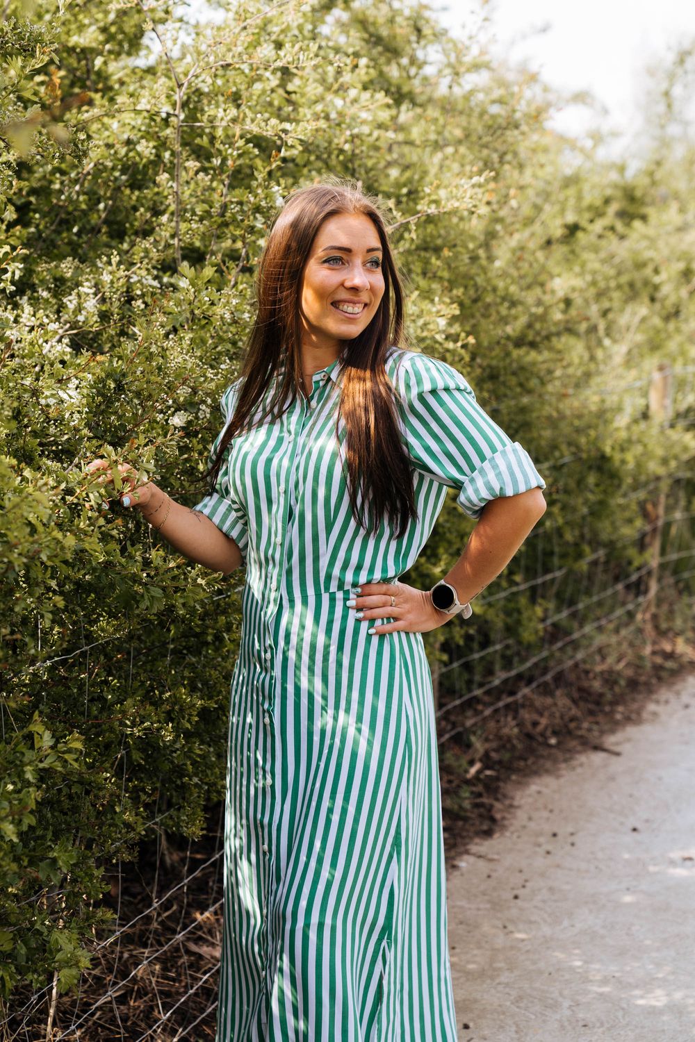 Stripe Midi Shirt Dress Tommy Hilfiger Blue Dress Striped Shirt Dress