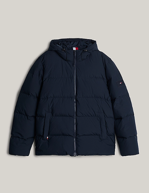 Pufferjacket with magnetic zipper - navy