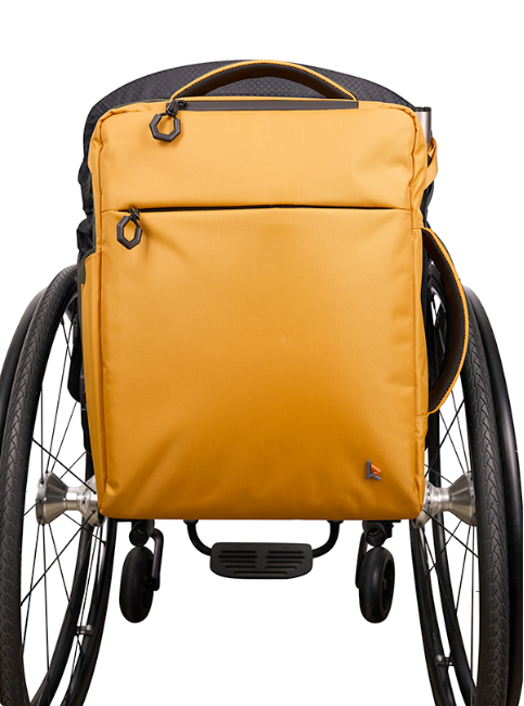 Wheelchair bag - ochre