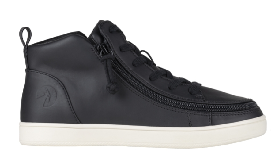 Hip shoes with front zip - black - medium fit