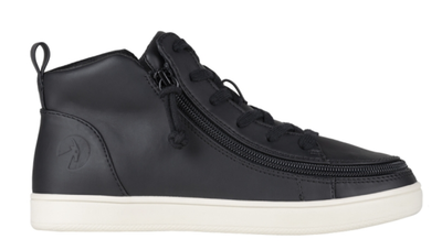 Hip shoes with front zip - black - medium fit