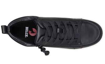 Hip shoes with front zip - black - medium fit