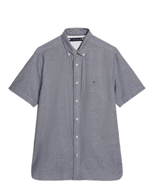 Shirt with magnetic buttons - grey