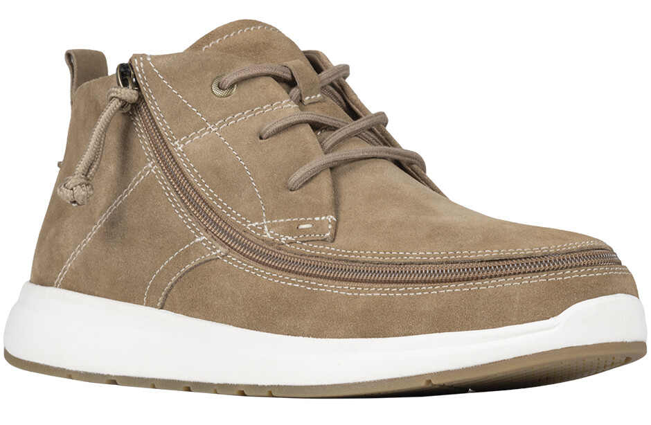 Classic shoes with front zip - Sand colour