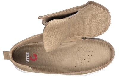 Classic shoes with front zip - Sand colour