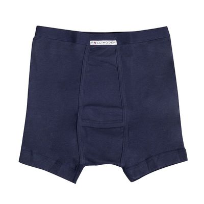 Boxer shorts with horizontal opening - navy